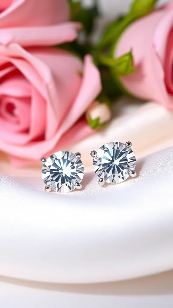 10 Stunning Jewelry Pieces That Will Make Her Say 'Wow!' This Valentine’s Day! - 1. Dazzling Diamond Stud Earrings