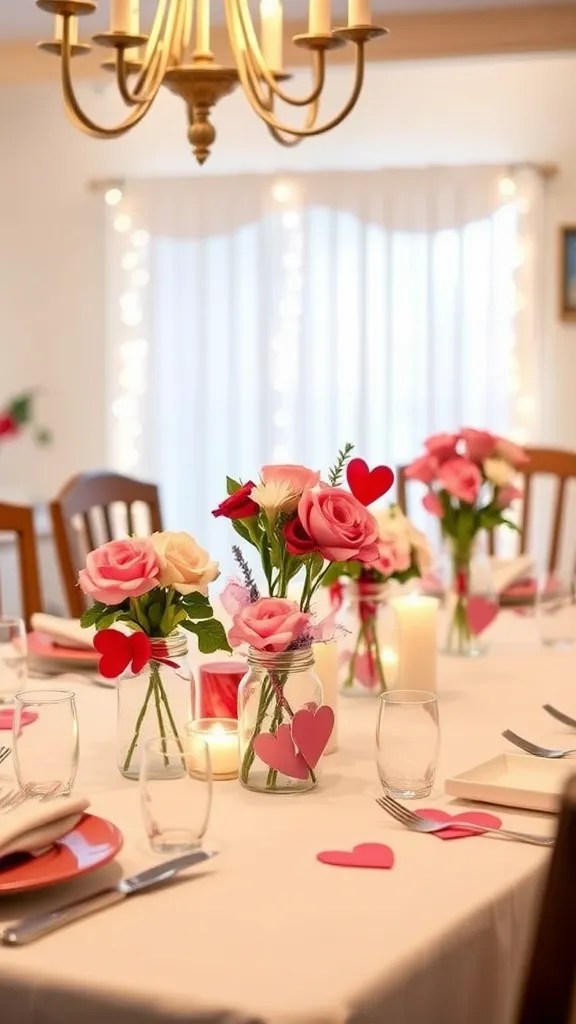 12 Fun and Easy Valentine's Day Decorations Kids Can Make (Check Out #5!) - 11. Valentine’s Day Centerpieces