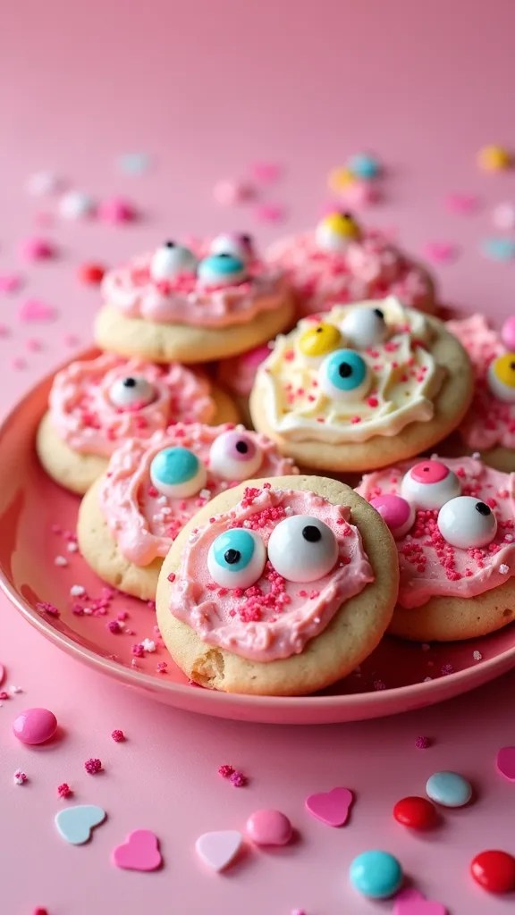 14 Sweet Treats for Valentine's Day That Are Too Cute to Eat (Especially #6!) - 10. Whimsical Love Monster Cookies