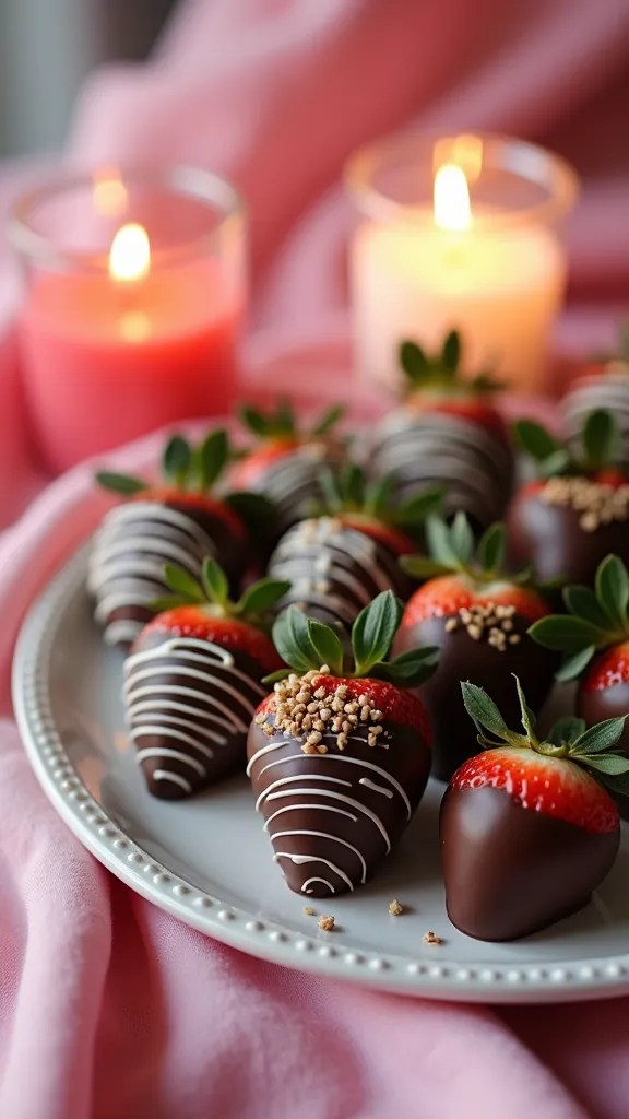 14 Sweet Treats for Valentine's Day That Are Too Cute to Eat (Especially #6!) - 3. Romantic Chocolate-Covered Strawberries