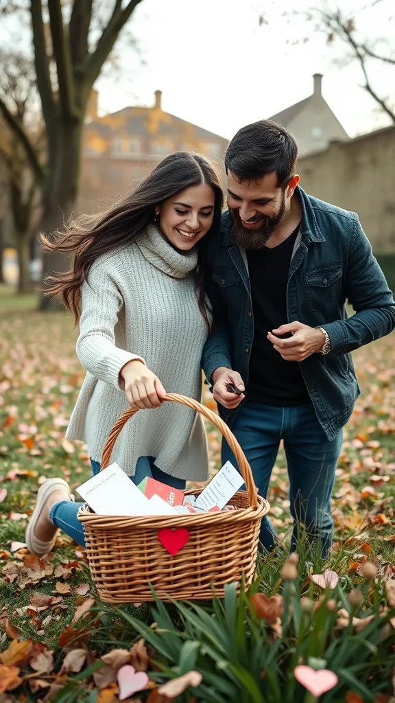 15 Fun Games for Couples to Celebrate Valentine’s Day (You’ll Love #7!) - 1. Romantic Scavenger Hunt