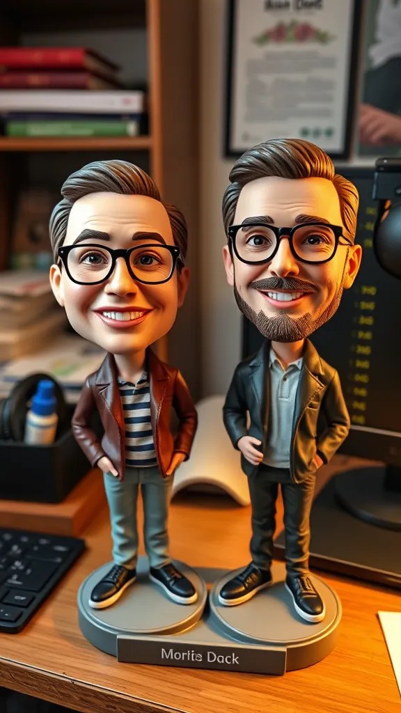 15 Hilarious Valentine's Day Gifts That Will Have You Both Laughing Out Loud! - 6. Personalized Bobbleheads