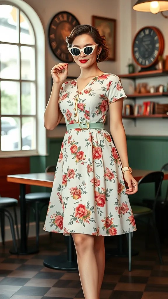 15 Stunning Valentine’s Day Dresses That Will Make You the Star of the Night! - 8. Vintage-inspired Tea Dress