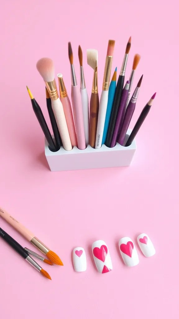 16 Must-Have Nail Accessories for the Most Unforgettable Valentine's Day! - 3. Nail Art Brushes