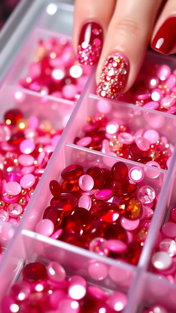 16 Must-Have Nail Accessories for the Most Unforgettable Valentine's Day! - 7. Nail Gems and Beads