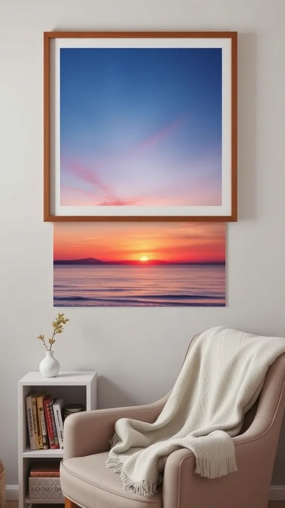 18 Gorgeous Romantic Wall Art Pieces That Will Transform Your Space This Valentine’s! - 5. Romantic Landscape Prints
